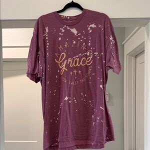 Amazing Grace Short Sleeve Tee - Purple